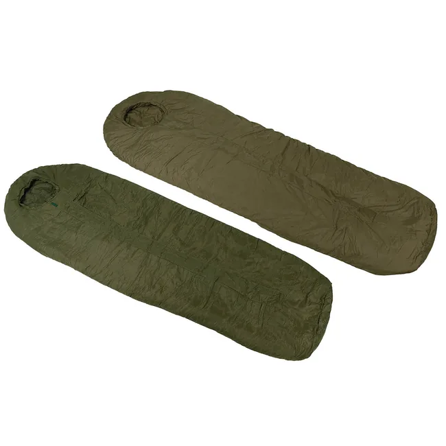 Österr. Schlafsack, oliv, "Carinthia", gebr., repariert