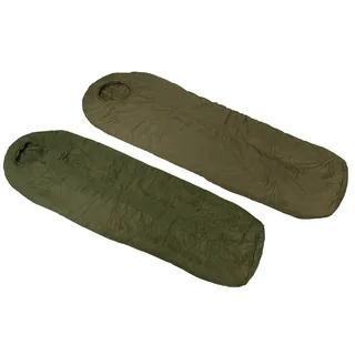 Österr. Schlafsack, oliv, "Carinthia", gebr., repariert