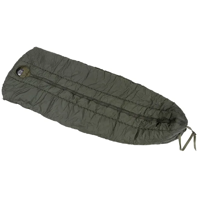Öster.BH Schlafsack "Goldeck", Mumie, Armöffnung, oliv, gebr.