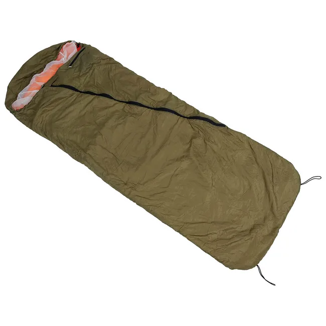 CZ Schlafsack, Sommer, oliv/orange, gebr.