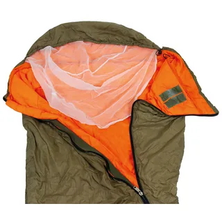 CZ Schlafsack, Sommer, oliv/orange, gebr.
