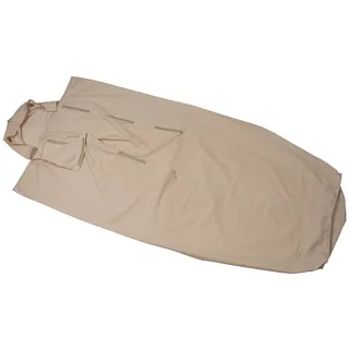 Brit. Innenschlafsack, khaki, gebr.