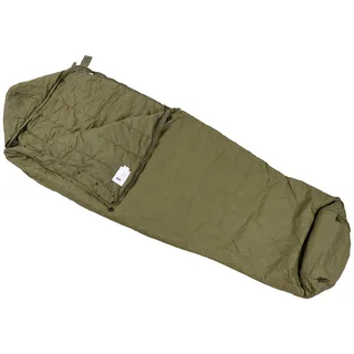 Holl. Mumienschlafsack, mit Kopfmoskitonetz, gebr.