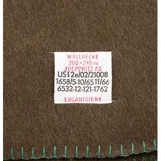 BW Decke, braun, ca.210x200cm, gebr., TOP ZUSTAND