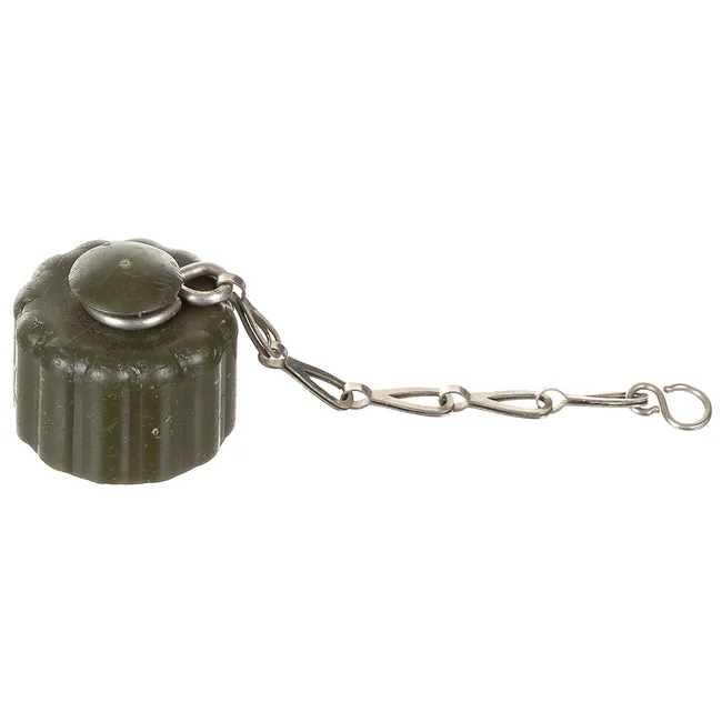 Verschluss für Feldflasche, oliv, gebr.