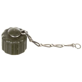 Verschluss für Feldflasche, oliv, gebr.