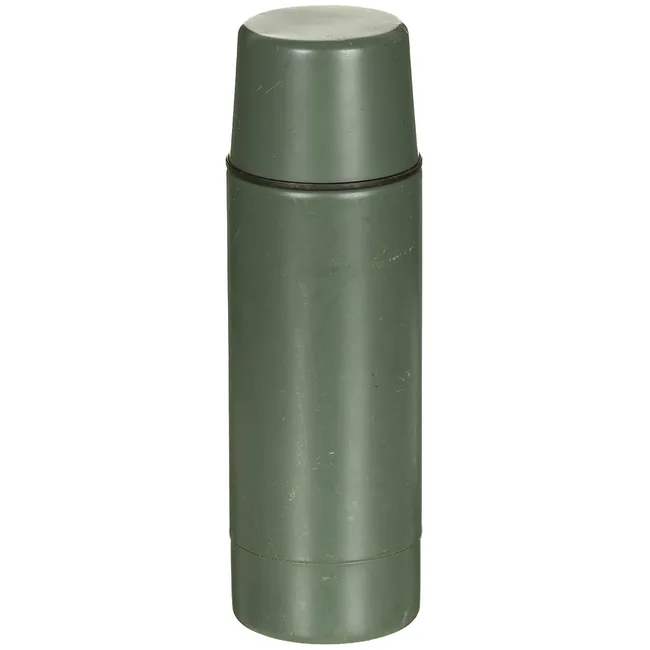 Holl. Vakuum-Thermoskanne, 1 l, Edelstahl, gebr.