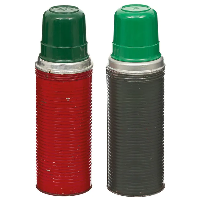 Schwed. Thermoskanne, WW II, 0,5 l, gebr.