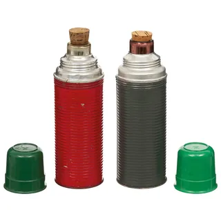Schwed. Thermoskanne, WW II, 0,5 l, gebr.