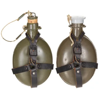 CZ/SK Feldflasche, M 60, Aluminium, gebr.