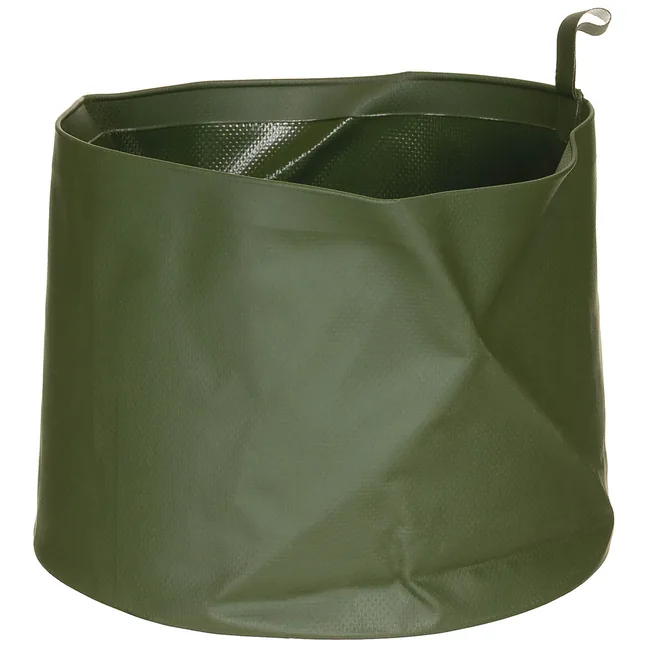 Holl. Waschbehälter, PVC, oliv, faltbar, neuw.
