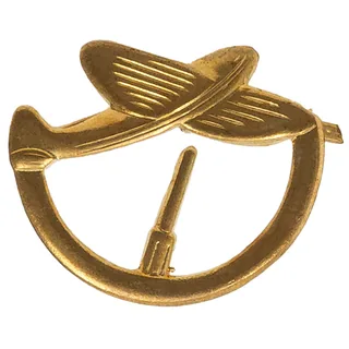 CZ/SK Abzeichen, gold, "Luftwaffe", neuw.