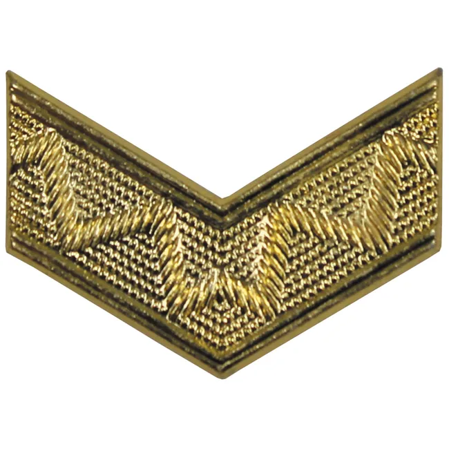 CZ/SK Metallabzeichen, gold, "Militärakademie Typ I", neuw.