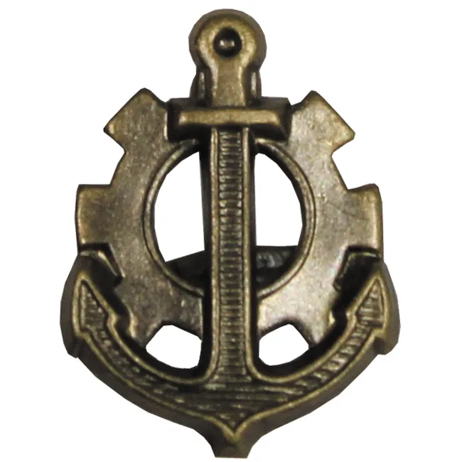 CZ/SK Metallabzeichen, bronze, "Marine", neuw.