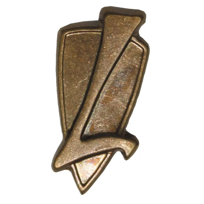 CZ/SK Metallabzeichen, bronze, "Logistik", neuw.