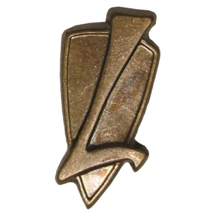 CZ/SK Metallabzeichen, bronze, "Logistik", neuw.
