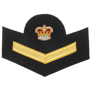 Brit. Stickabzeichen, neuw., "Class Leader - Navy Trainees"