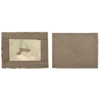 Brit. Klettabdeckung, MTP, mit Fahne, 13 x 10 cm, gebr.