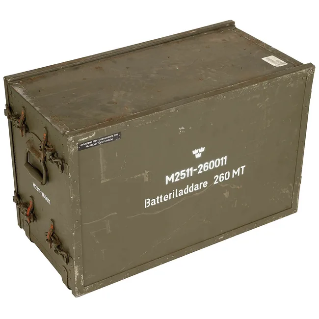 Schwed. Batterieladegerät, "260 MT", gebr.