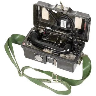 NVA Feldtelefon, neuw., mit Zubehör, im Koffer