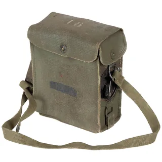 US Feldtelefon, EE-8, mit Canvastasche, gebr.