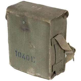 US Feldtelefon, EE-8, mit Canvastasche, gebr.