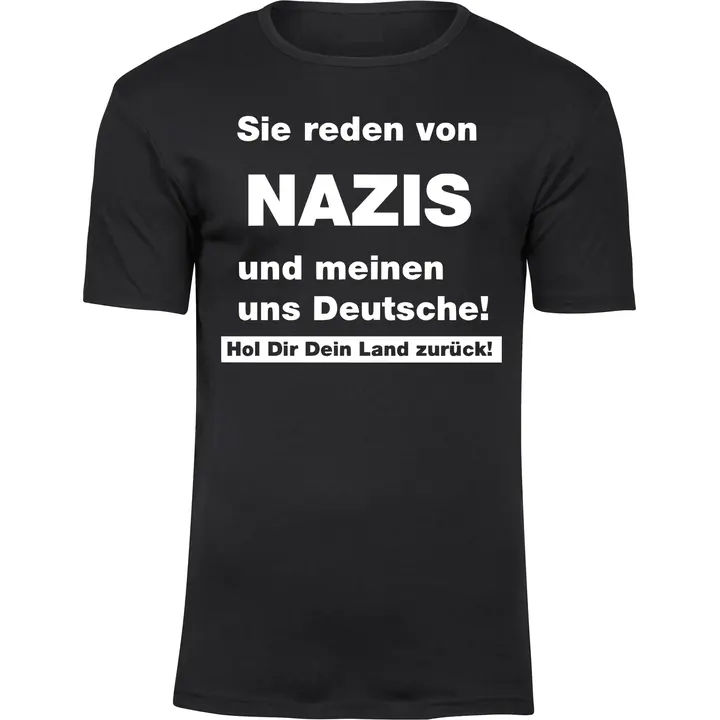 Herren Premium T-Shirt - Sie reden von Nazis