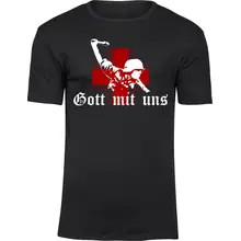 Herren Premium T-Shirt - Gott mit uns, Soldat - gewählte Variante