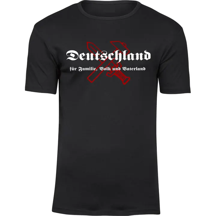 Herren Premium T-Shirt - Deutschland für Familie, Volk und Vaterland