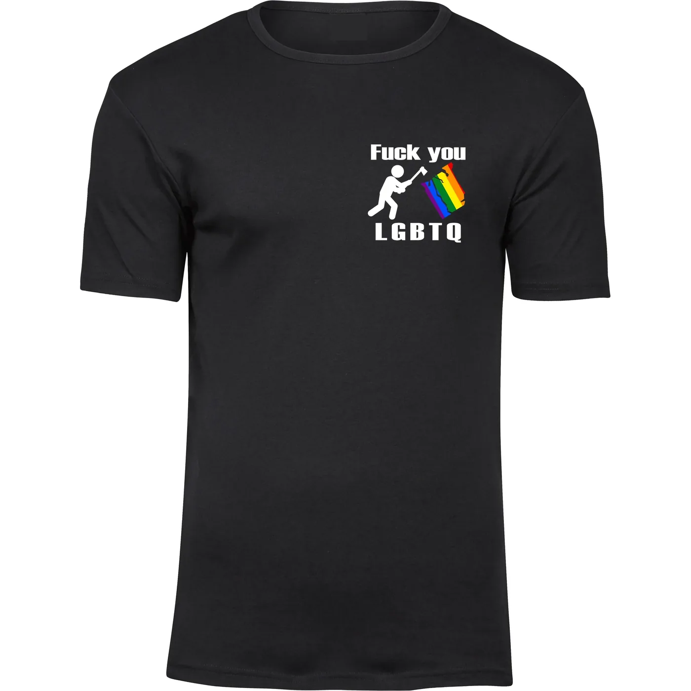 Herren Premium T-Shirt - Fuck you, LGBTQ