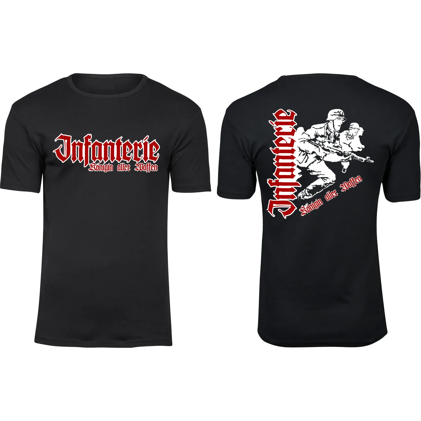 Herren Premium T-Shirt - Infanterie, Königin aller Waffen