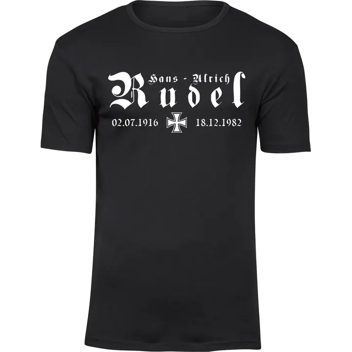 Herren Premium T-Shirt - Hans Ulrich Rudel, Kreuz