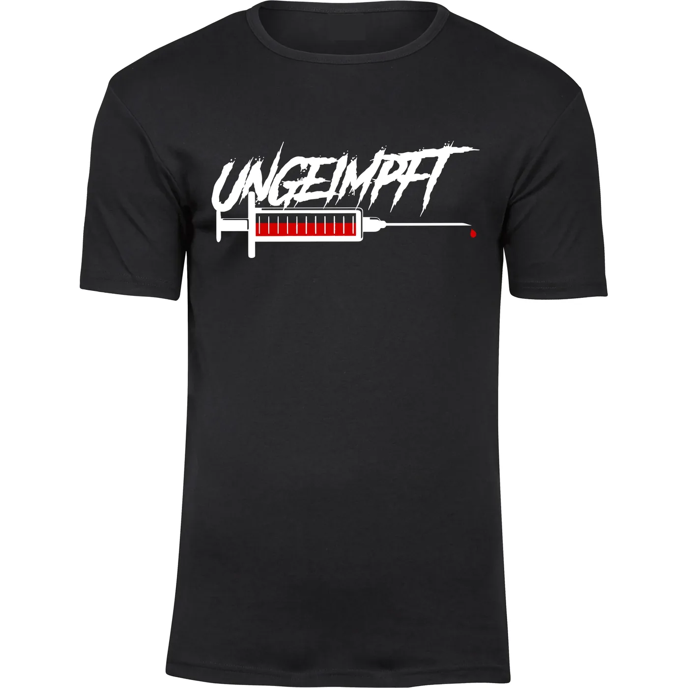 Herren Premium T-Shirt - Ungeimpft, Spritze