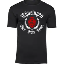 Herren Premium T-Shirt - Thüringen, ehre stolz treue Vorderseite