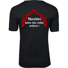 Herren Premium T-Shirt - Kameradschaft mehr als nur ein Wort Rückseite