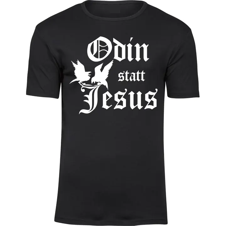 Herren Premium T-Shirt - Odin statt Jesus