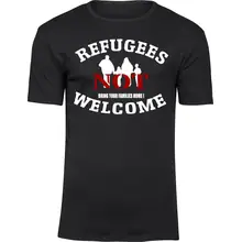 Herren Premium T-Shirt - Refugees not welcome - gewählte Variante