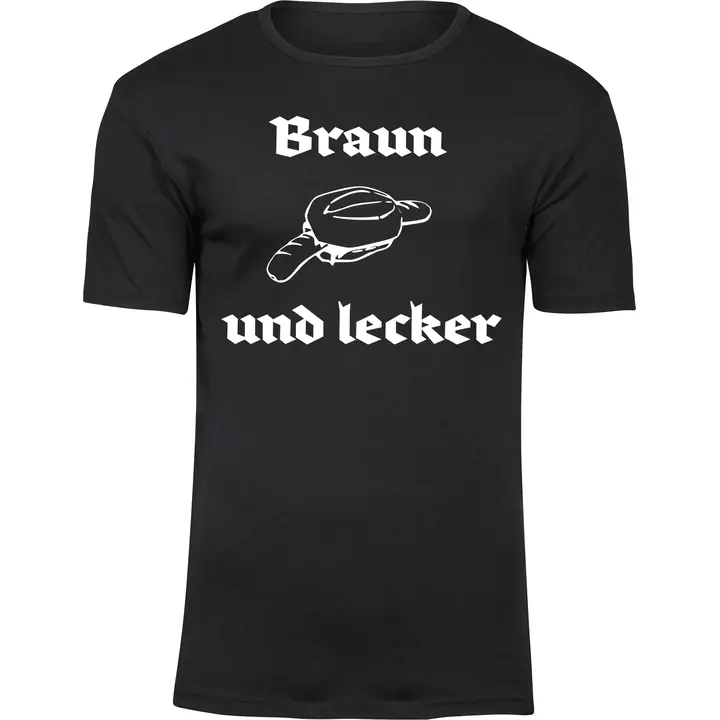 Herren Premium T-Shirt - Braun und lecker