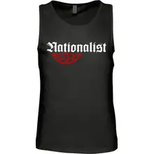 Herren Standard Tanktop - Nationalist für Heimat, Volk und Vaterland Vorderseite