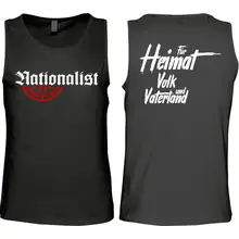 Herren Standard Tanktop - Nationalist für Heimat, Volk und Vaterland - gewählte Variante