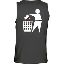 Herren Standard Tanktop - Keinen Bock auf Zecken Rückseite