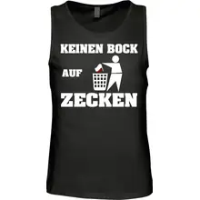 Herren Standard Tanktop - Keinen Bock auf Zecken Vorderseite