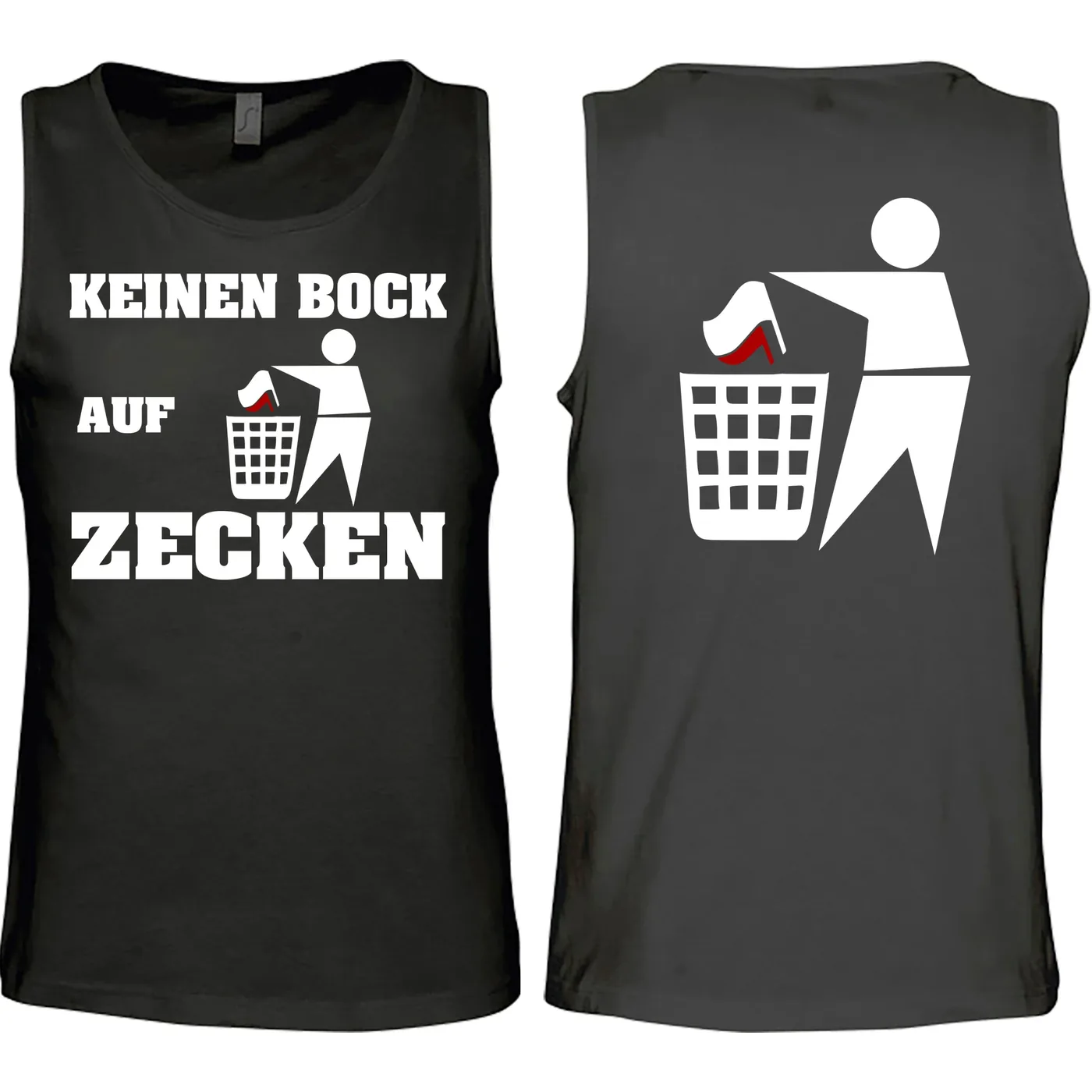 Herren Standard Tanktop - Keinen Bock auf Zecken