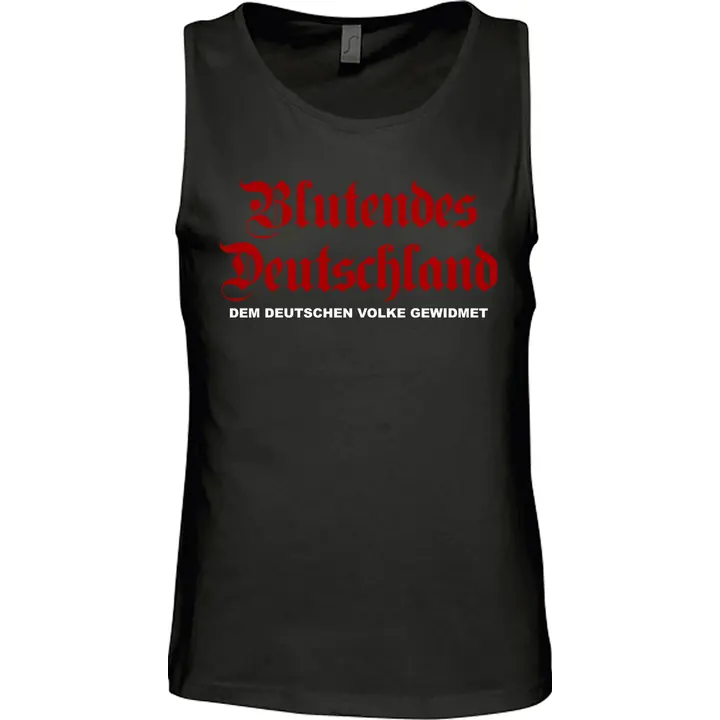 Herren Standard Tanktop - Blutendes Deutschland
