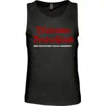 Herren Standard Tanktop - Blutendes Deutschland Vorderseite