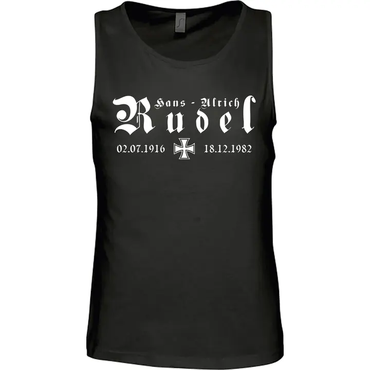 Herren Standard Tanktop - Hans Ulrich Rudel, Kreuz