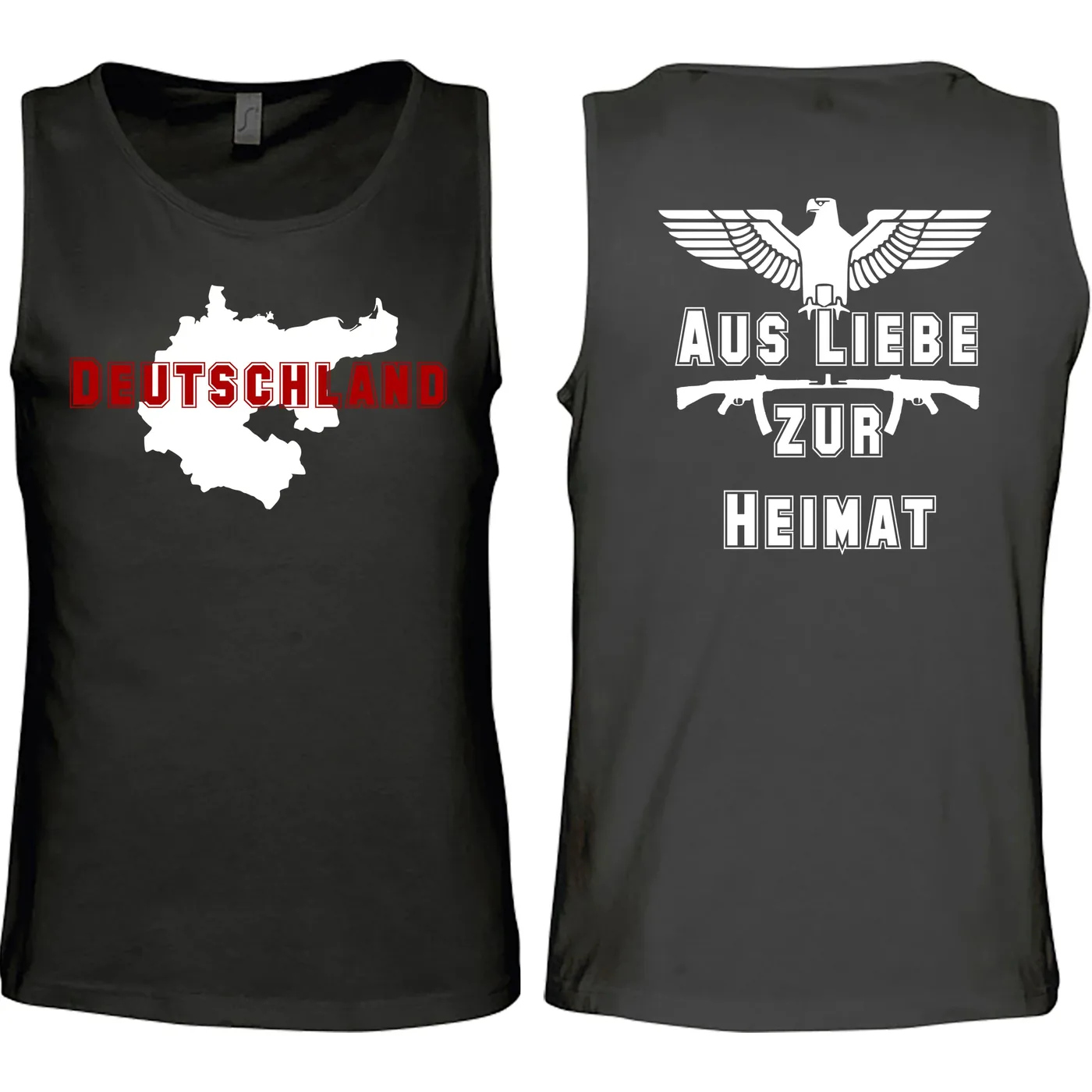 Herren Standard Tanktop - Aus liebe zur Heimat