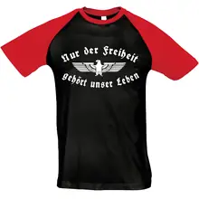 Herren T-Shirt "Bragi" - Nur der Freiheit gehört unser Leben Vorderseite