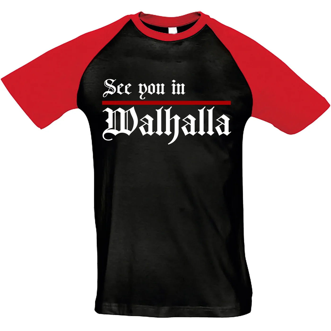 Herren T-Shirt "Bragi" - See you in Walhalla, Strich