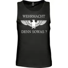 Herren Standard Tanktop - Wehrmacht denn sowas Vorderseite